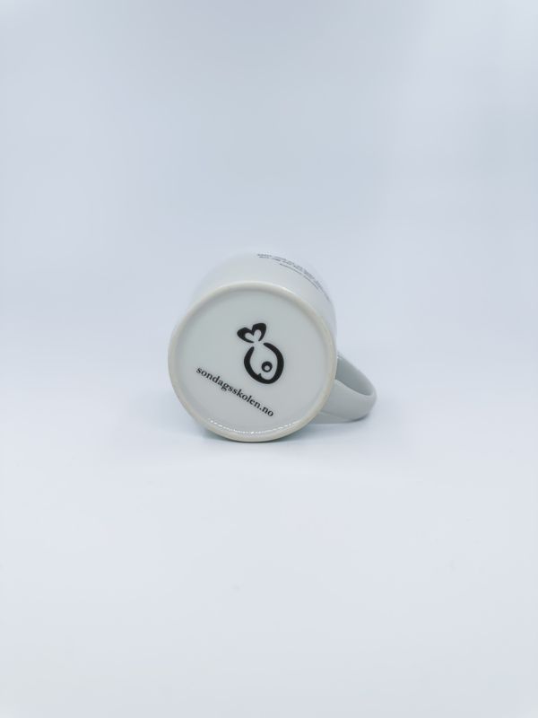 Kopp med bibelvers Salmane 119,105 Nynorsk