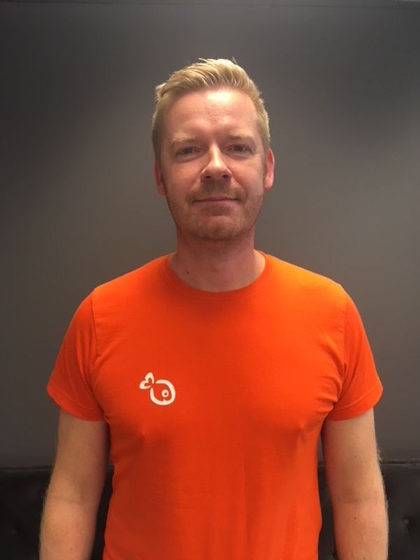 T-skjorte Herre oransje