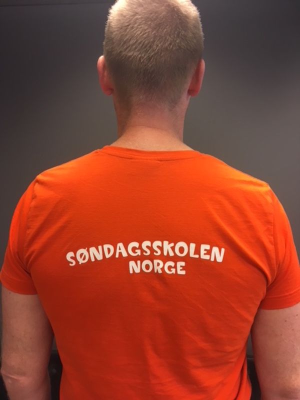 T-skjorte Herre oransje