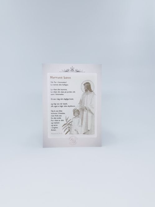 Hovedbilde Postkort Vår Far 10 pk